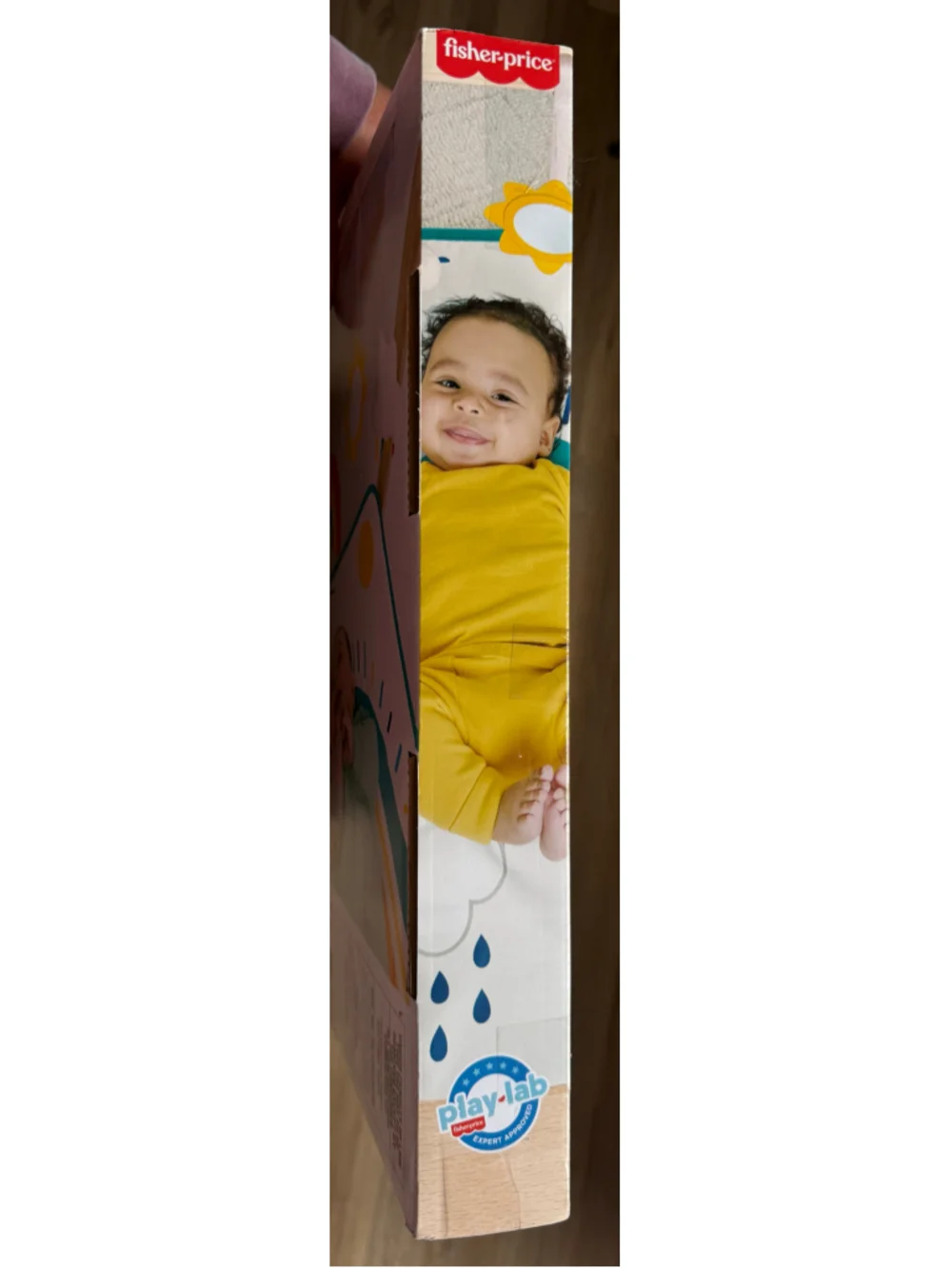 Fisher-Price Baby Wooden Activity Gym Beige Multicolor new in box